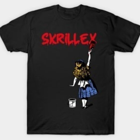 Skrillex Music Lovers EDM Fan Concert Graphics Unisex T-Shirt - Picture 1 of 5